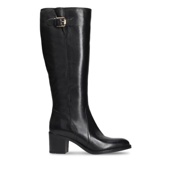 Clarks Womens Mascarpone Ela Knee High Boots Black | UK-2875314